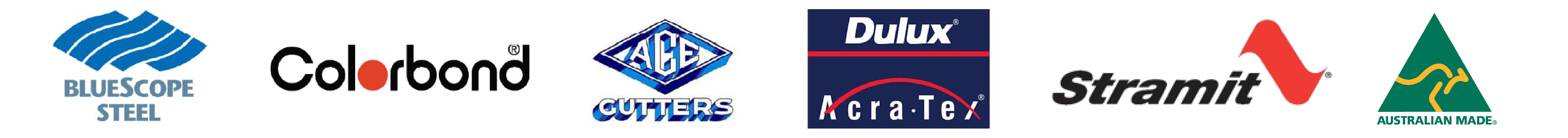 Roofing brands we use